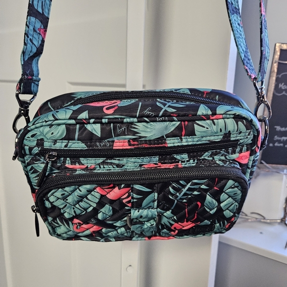 Lug Carousel Floral Crossbody Bag - Picture 3 of 9